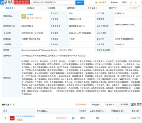 聯(lián)想跨界布局新賽道 注冊“來點酷”公司，劍指汽車銷售與健康管理